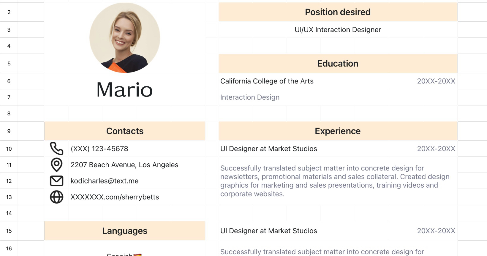 resume 2